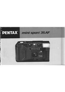 Pentax MiniSport 35 AF manual. Camera Instructions.